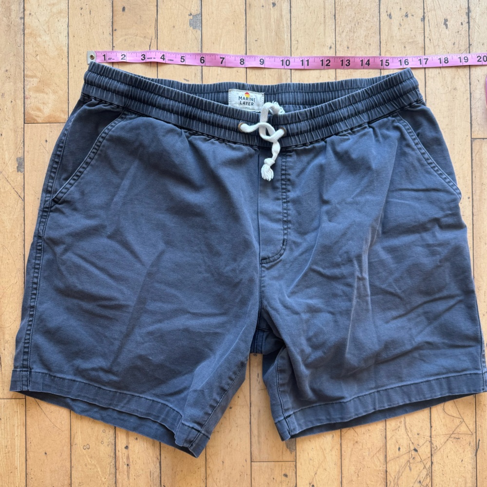 Marine Layer Men's Blue Beach Shorts